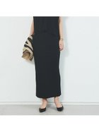 【ルージュヴィフラクレ/Rouge vif la cle】の【セットアップ対応】ストレッチタイトリブスカート ブラック|ID: prp329100004561943 ipo3291000000032256375