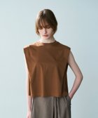 【ノーク/N.O.R.C】のショルダータックトップス【クールスムース】 人気、トレンドファッション・服の通販 founy(ファニー) ファッション Fashion レディースファッション Ladies' Fashion Online トップス・カットソー Tops/Tshirt カットソー Cut And Sew ショルダー Shoulder トレンド Trend ノースリーブ No Sleeve ボックス Box 夏 Summer thumbnail ブラウン|ID: prp329100004561974 ipo3291000000032607003