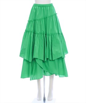 【クリア/clear】のコットンティアードフリルスカート 人気、トレンドファッション・服の通販 founy(ファニー) ファッション Fashion レディースファッション WOMEN スカート Skirt シンプル Simple ティアードスカート Tiered Skirt フェミニン Feminine フリル Frills |ID:prp329100004562329