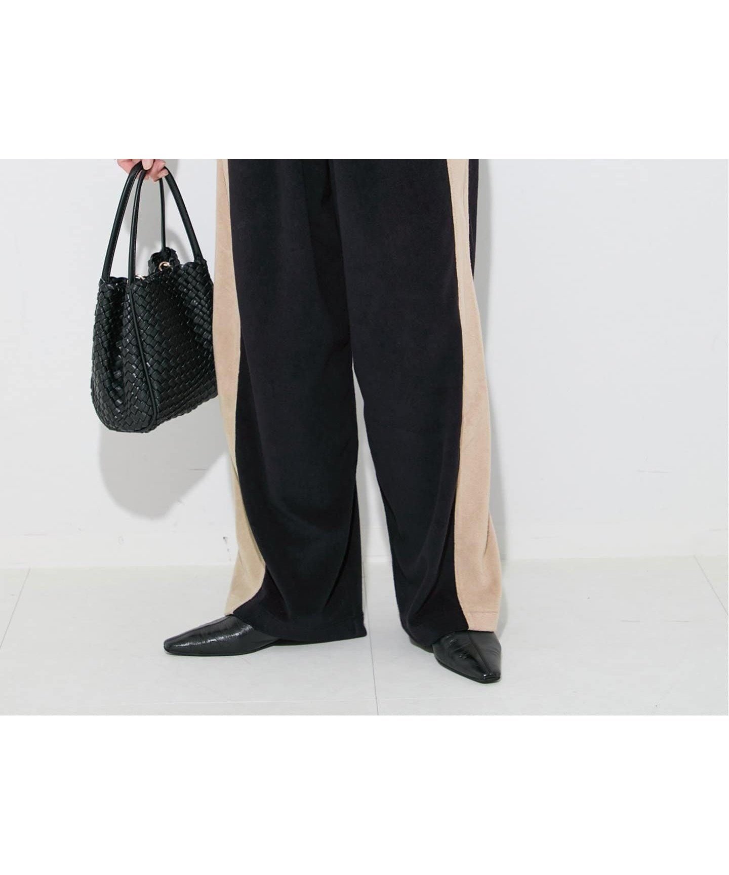 【ジャーナルスタンダード/JOURNAL STANDARD】の《追加2》パイルラインパンツ インテリア・キッズ・メンズ・レディースファッション・服の通販 founy(ファニー) 　ファッション　Fashion　レディースファッション　Ladies' Fashion Online　パンツ　Pants　2025年　2025　2025春夏・S/S　Ss,Spring/Summer,2025　ブラック A|ID: prp329100004562353 ipo3291000000032658203