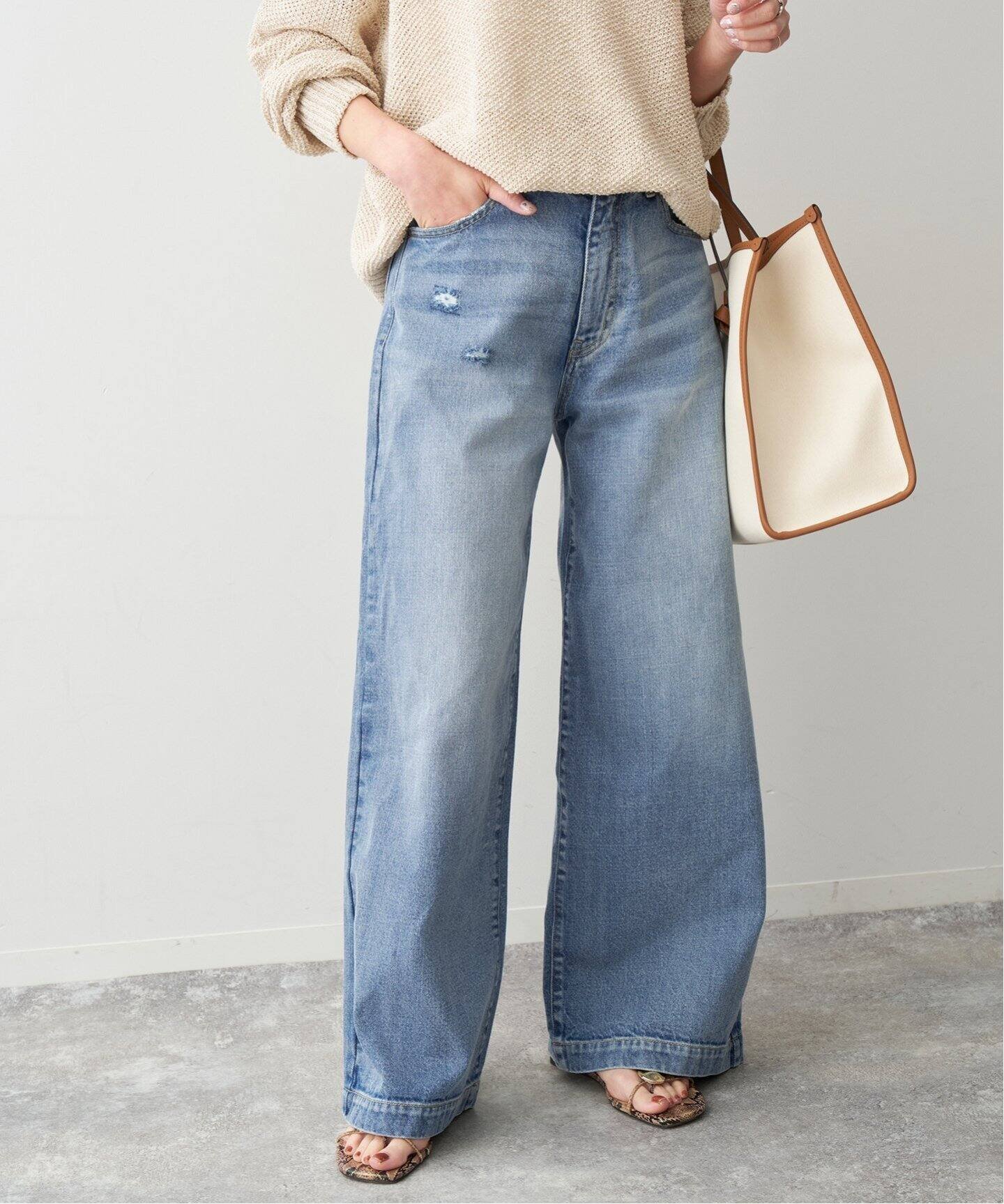 【スピック&スパン/Spick & Span】の《追加2 》5 1/2 BAGGY DENIM 人気、トレンドファッション・服の通販 founy(ファニー) 　ファッション　Fashion　レディースファッション　WOMEN　再入荷　Restock/Back In Stock/Re Arrival　 other-1|ID: prp329100004562378 ipo3291000000032310786