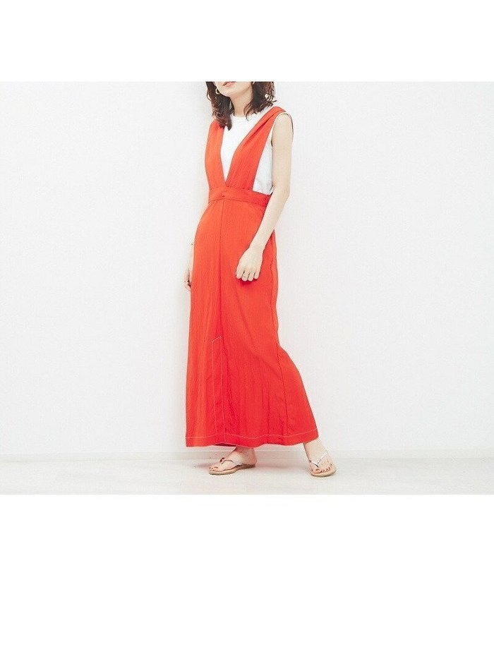 【ルージュヴィフラクレ/Rouge vif la cle】の【CURRENTAGE】2WAYジャンパースカート インテリア・キッズ・メンズ・レディースファッション・服の通販 founy(ファニー) https://founy.com/ ファッション Fashion レディースファッション Fashion for Women スカート Skirts とろみ Fluid, Flowy Fabric クラシック Classic, Timeless Style スリット Slit, Slit Detail トレンド Trend, Trending Now ビンテージ Vintage, Retro Style モダン Modern, Contemporary |ID: prp329100004562399 ipo3291000000033828897