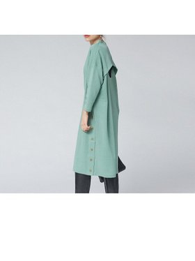 【ルージュヴィフラクレ/Rouge vif la cle】の【WEB限定】バックデザインサックワンピース 人気、トレンドファッション・服の通販 founy(ファニー) ファッション Fashion レディースファッション WOMEN ワンピース Dress おすすめ Recommend インナー Inner カットソー Cut And Sew スリット Slit ボトム Bottom |ID:prp329100004562441