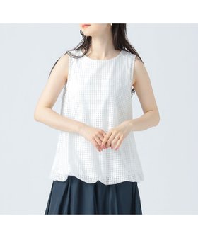 【ビームス ハート/BEAMS HEART】のバルーン ギンガム プルオーバー 人気、トレンドファッション・服の通販 founy(ファニー) ファッション Fashion レディースファッション WOMEN トップス・カットソー Tops/Tshirt プルオーバー Pullover カットソー Cut And Sew ギンガム Gingham トレンド Trend ノースリーブ No Sleeve バランス Balance バルーン Balloon フェミニン Feminine |ID:prp329100004562466
