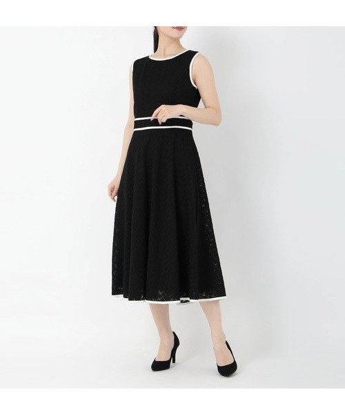 【ストロベリーフィールズ/STRAWBERRY FIELDS】の美シルエットジャージワンピース インテリア・キッズ・メンズ・レディースファッション・服の通販 founy(ファニー) 　ファッション　Fashion　レディースファッション　WOMEN　ワンピース　Dress　ブラック2|ID: prp329100004562624 ipo3291000000032261638