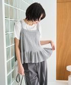 【フリークスストア/FREAK'S STORE】のサマー ニット フリル チュニック キャミ セット Tシャツ【限定展開】 25SS グレー|ID: prp329100004562643 ipo3291000000032261775
