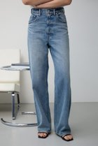 【アズール バイ マウジー/AZUL by moussy】の【堀田茜さん着用アイテム】AZUL DENIM ハイウエストワイドデニム L/BLU1|ID: prp329100004562676 ipo3291000000032600479