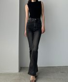 【ジュノア/JUNOAH】のLouere ストレッチフレアデニムパンツ 人気、トレンドファッション・服の通販 founy(ファニー) ファッション Fashion レディースファッション Fashion for Women パンツ Pants & Trousers デニムパンツ・ジーンズ・美脚デニム Denim Jeans & Pants thumbnail ブラック|ID: prp329100004562677 ipo3291000000032734705