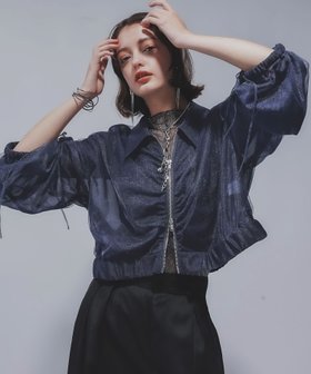 【ハレ/HARE】のソデ2WAYシアーブルゾン 人気、トレンドファッション・服の通販 founy(ファニー) ファッション Fashion レディースファッション Ladies' Fashion Online アウター Coat Outerwear ブルゾン Blouson/Jackets おすすめ Recommend インナー Inner ウェーブ Wave カーゴパンツ Cargo Pants キャミソール Camisole ギャザー Gather シフォン Chiffon ジップ Zip ストレート Straight チュール Tulle デニム Denim フレア Flare ブルゾン Blouson 半袖 Short Sleeve 長袖 Long Sleeve |ID:prp329100004562690