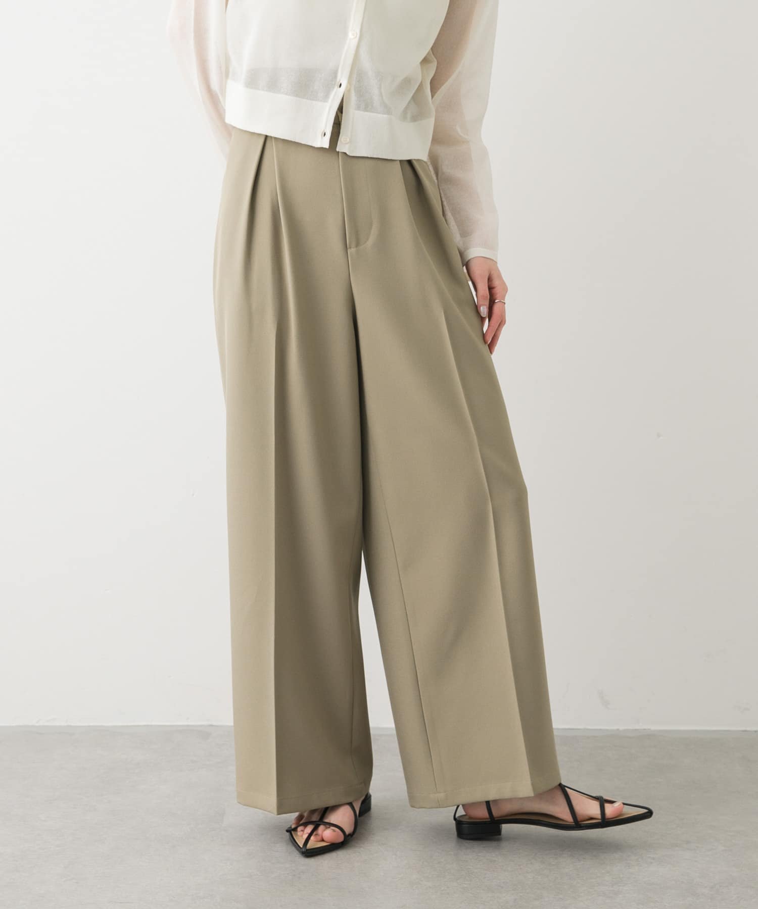 【センスオブプレイス/SENSE OF PLACE by URBAN RESEARCH】のダブルベルトデザインスラックス 人気、トレンドファッション・服の通販 founy(ファニー) 　ファッション　Fashion　レディースファッション　WOMEN　ベルト　Belts　2025年　2025　2025春夏・S/S　Ss,Spring/Summer,2025　おすすめ　Recommend　カットソー　Cut And Sew　カーディガン　Cardigan　キャミソール　Camisole　ジャケット　Jacket　ダブル　Double　夏　Summer　S/S・春夏　Ss・Spring/Summer　 other-1|ID: prp329100004562715 ipo3291000000032262529