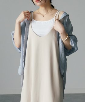 【ラナン/Ranan】のひんやり!フレアーキャミワンピース 人気、トレンドファッション・服の通販 founy(ファニー) ファッション Fashion レディースファッション WOMEN ワンピース Dress キャミワンピース No Sleeve Dresses キャミワンピース Cami Dress トレンド Trend 夏 Summer |ID:prp329100004562733