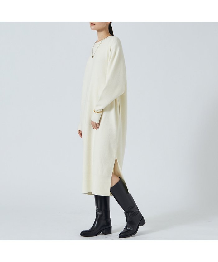 【カリテ/qualite】のスリットニットワンピース インテリア・キッズ・メンズ・レディースファッション・服の通販 founy(ファニー) https://founy.com/ ファッション Fashion レディースファッション WOMEN ワンピース Dress ニットワンピース Knit Dresses おすすめ Recommend スリット Slit ベーシック Basic ポケット Pocket ロング Long 今季 This Season A/W・秋冬 Aw・Autumn/Winter・Fw・Fall-Winter |ID: prp329100004562747 ipo3291000000032262834