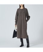 【カリテ/qualite】のスリットニットワンピース グレー|ID: prp329100004562747 ipo3291000000032262837