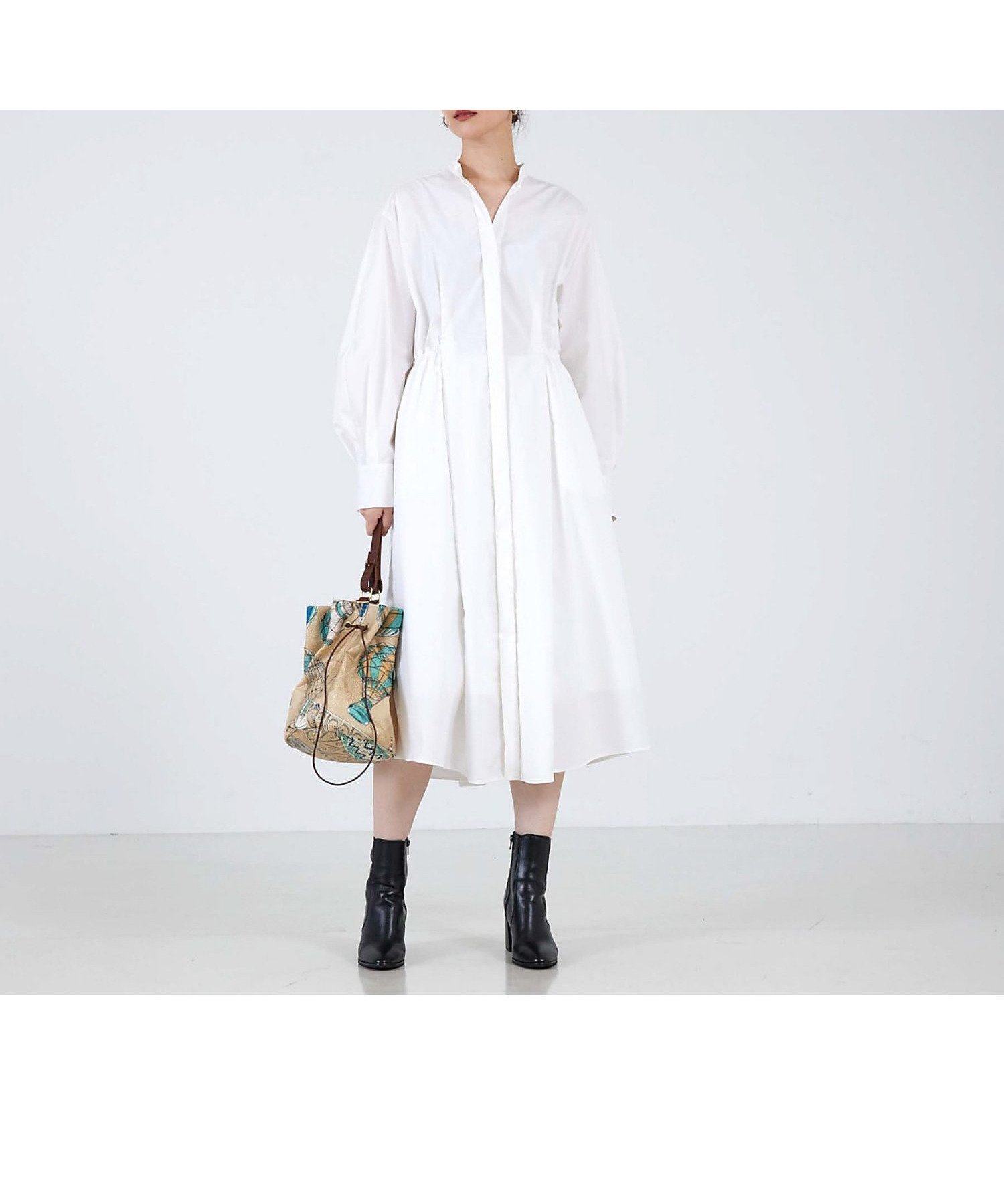 【カリテ/qualite】のウエストギャザーシャツワンピース 人気、トレンドファッション・服の通販 founy(ファニー) 　ファッション　Fashion　レディースファッション　Fashion for Women　ワンピース　Dresses　シャツワンピース / 1枚で着映えコーデ　Shirt Dresses　ギャザー　Gathered, Ruffled　ショート　Short, Short Length　ジャケット　Jacket, Outerwear　スニーカー　Sneakers, Trainers　ペチコート　Petticoat, Underskirt　エレガント 上品　Elegant　 other-1|ID: prp329100004562778 ipo3291000000033828673