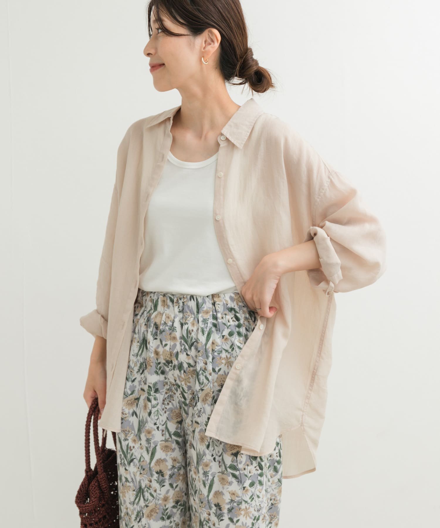 【アーバンリサーチ ドアーズ/URBAN RESEARCH DOORS】のラミー混ルーズシャツ インテリア・キッズ・メンズ・レディースファッション・服の通販 founy(ファニー) 　ファッション　Fashion　レディースファッション　Ladies' Fashion Online　トップス・カットソー　Tops/Tshirt　シャツ/ブラウス　Shirts/Blouses　イエロー　Yellow　秋　Autumn/Fall　シンプル　Simple　ストレート　Straight　タンク　Tank　リラックス　Relax　ルーズ　Loose　S/S・春夏　Ss・Spring/Summer　夏　Summer　エレガント 上品　Elegant　2025年　2025　2025春夏・S/S　Ss,Spring/Summer,2025　BEIGE|ID: prp329100004562797 ipo3291000000032608084