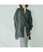 【レプシィム ローリーズファーム/LEPSIM LOWRYS FARM】のサラキレポンチョ長袖シャツチュニック チャコール19|ID: prp329100004562801 ipo3291000000032263305