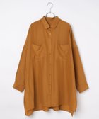 【レプシィム ローリーズファーム/LEPSIM LOWRYS FARM】のサラキレポンチョ長袖シャツチュニック ダークオレンジ46|ID: prp329100004562801 ipo3291000000033503180