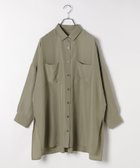 【レプシィム ローリーズファーム/LEPSIM LOWRYS FARM】のサラキレポンチョ長袖シャツチュニック セージ73|ID: prp329100004562801 ipo3291000000033503182