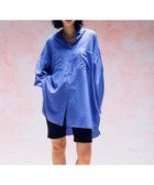 【レプシィム ローリーズファーム/LEPSIM LOWRYS FARM】のサラキレポンチョ長袖シャツチュニック ブルー86|ID: prp329100004562801 ipo3291000000033503184