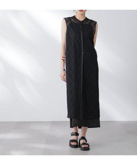 【ナノ ユニバース/nano universe】のレースロングジレ×キャミワンピースセット 人気、トレンドファッション・服の通販 founy(ファニー) ファッション Fashion レディースファッション WOMEN アウター Coat Outerwear ワンピース Dress キャミワンピース No Sleeve Dresses ウォッシャブル Washable キャミワンピース Cami Dress 切替 Switching シンプル Simple ダウン Down デニム Denim トリミング Trimming ドレープ Drape レース Race おすすめ Recommend 2025年 2025 |ID:prp329100004562805