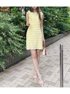 【スナイデル/SNIDEL】のカットレースミニワンピース 人気、トレンドファッション・服の通販 founy(ファニー) ファッション Fashion レディースファッション WOMEN ワンピース Dress おすすめ Recommend イエロー Yellow ウェーブ Wave カットソー Cut And Sew クラシカル Classical シンプル Simple スリット Slit フリル Frills レース Race ロマンティック Romantic エレガント 上品 Elegant 今季 This Season thumbnail YEL[032]|ID: prp329100004562825 ipo3291000000032263591