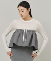 【カレンソロジー/Curensology】の2WAYミニスカート 人気、トレンドファッション・服の通販 founy(ファニー) ファッション Fashion レディースファッション WOMEN スカート Skirt ミニスカート Mini Skirts エレガント 上品 Elegant クラシック Classic スポーティ Sporty ツイル Twill トレンド Trend ビスチェ Bustier ボンディング Bonding ミニスカート Mini Skirt |ID:prp329100004562834