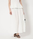【ユナイテッドアローズ/UNITED ARROWS】のシャーリングジャガード フレアスカート OFF WHITE|ID: prp329100004562840 ipo3291000000032748248