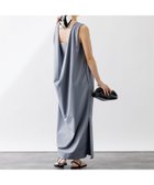 【ルージュヴィフラクレ/Rouge vif la cle】のバックドレープワンピース ブルーグレー|ID: prp329100004562866 ipo3291000000033828475