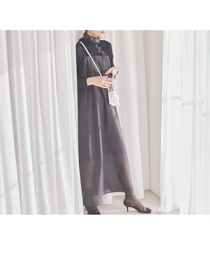 【ルージュヴィフラクレ/Rouge vif la cle】の【BELLE ROBE】シアーリボンワンピース インテリア・キッズ・メンズ・レディースファッション・服の通販 founy(ファニー) https://founy.com/ ファッション Fashion レディースファッション WOMEN ワンピース Dress おすすめ Recommend カットソー Cut And Sew シアー Sheer ショール Shawl ジャケット Jacket ストレート Straight ドレス Dress フィット Fit フォーマル Formal マキシ Maxi ループ Loop 結婚式 Wedding Ceremony |ID: prp329100004562878 ipo3291000000032264012