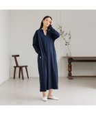 【コレックス/collex】のポロ衿コンビワンピース ダークネイビー|ID: prp329100004562883 ipo3291000000032264058