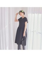 【ルージュヴィフラクレ/Rouge vif la cle】の【BELLE ROBE】ふくれジャガードワンピース ブラック|ID: prp329100004562885 ipo3291000000032264081