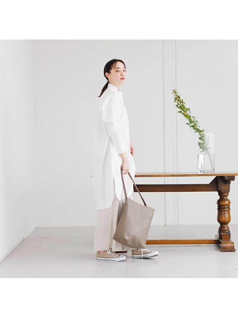 【コレックス/collex】のタックフレアオックスワンピース インテリア・キッズ・メンズ・レディースファッション・服の通販 founy(ファニー) 　ファッション　Fashion　レディースファッション　WOMEN　ワンピース　Dress　おすすめ　Recommend　オックス　Ox　ギャザー　Gather　クラシカル　Classical　スタンド　Stand　スリット　Slit　デニム　Denim　夏　Summer　日本製　Made In Japan　春　Spring　ホワイト|ID: prp329100004562886 ipo3291000000032264094