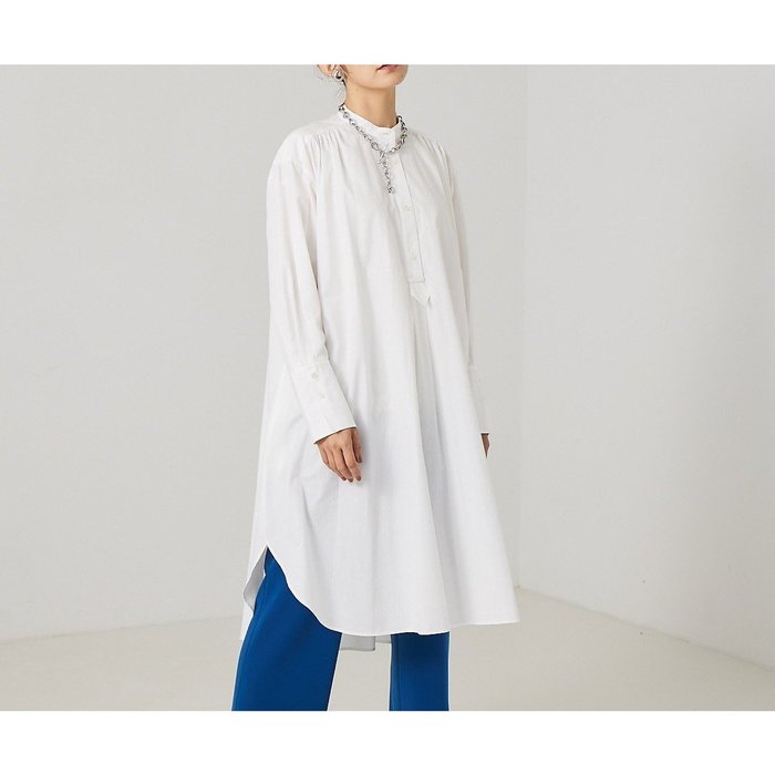 【カリテ/qualite】のスタンドカラーシャツワンピース インテリア・キッズ・メンズ・レディースファッション・服の通販 founy(ファニー) https://founy.com/ ファッション Fashion レディースファッション WOMEN ワンピース Dress シャツワンピース Shirt Dresses おすすめ Recommend ギャザー Gather スタンド Stand ストライプ Stripe フェミニン Feminine ヨーク Yoke ロング Long ワイド Wide ビジネス 仕事 通勤 Business |ID: prp329100004562915 ipo3291000000032264275