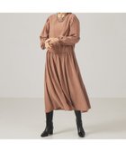 【カリテ/qualite】の【WEB・一部店舗限定】フィブリルボリュームスリーブワンピース モカ|ID: prp329100004562919 ipo3291000000032264314