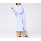 【カリテ/qualite】のハイカウントロングシャツワンピース ブルー|ID: prp329100004562926 ipo3291000000032264380