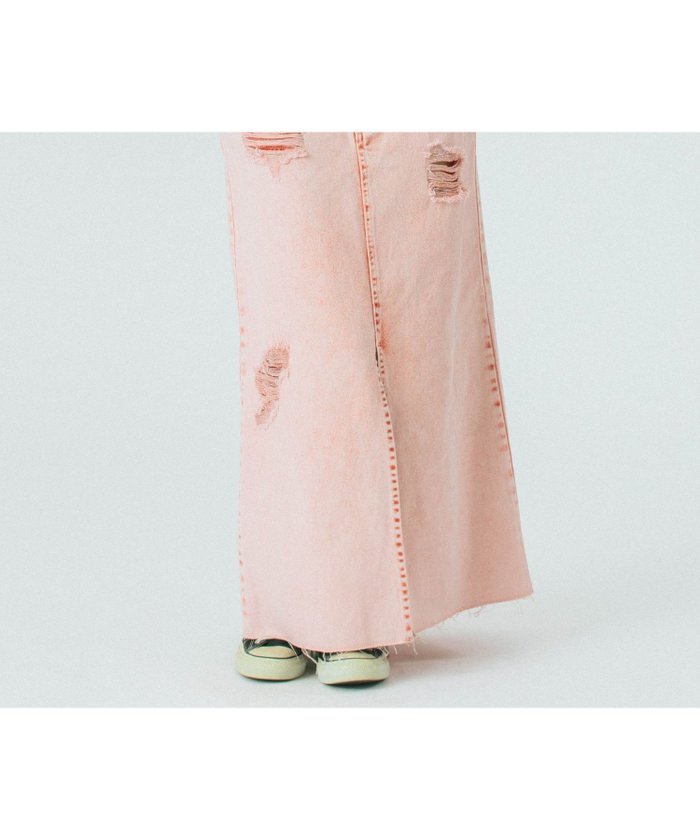 【ローズバッド/ROSE BUD】のDAMEGE DENIM SKIRT インテリア・キッズ・メンズ・レディースファッション・服の通販 founy(ファニー) https://founy.com/ ファッション Fashion レディースファッション Ladies' Fashion Online スカート Skirt デニムスカート Denim Skirts 春 Spring コンパクト Compact サンダル Sandals ストレート Straight スニーカー Sneakers スリット Slit ダメージ Damage デニム Denim バランス Balance フロント Front ブリーチ Bleach S/S・春夏 Ss・Spring/Summer 再入荷 Restock/Back In Stock/Re Arrival おすすめ Recommend 夏 Summer |ID: prp329100004562941 ipo3291000000032620199
