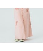 【ローズバッド/ROSE BUD】のDAMEGE DENIM SKIRT PINK|ID: prp329100004562941 ipo3291000000032620201