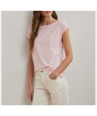 【ラルフローレン/RALPH LAUREN】のビーデッドロゴ コットン ジャージー Tシャツ 650ピンク|ID: prp329100004562944 ipo3291000000032642448