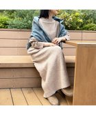 【ルージュヴィフラクレ/Rouge vif la cle】のMIX調ニットロングワンピース ベージュ|ID: prp329100004562953 ipo3291000000032264600