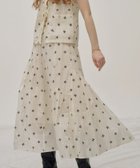 【フリークスストア/FREAK'S STORE】のインド 小花柄刺繍 ランダムティアードスカート セットアップ対応 25SS オフホワイト|ID: prp329100004562958 ipo3291000000032264655