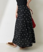 【フリークスストア/FREAK'S STORE】のインド 小花柄刺繍 ランダムティアードスカート セットアップ対応 25SS ブラック|ID: prp329100004562958 ipo3291000000032264656