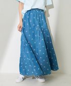 【フリークスストア/FREAK'S STORE】のインド 小花柄刺繍 ランダムティアードスカート セットアップ対応 25SS ブルー|ID: prp329100004562958 ipo3291000000032264658