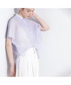 【ナノ ユニバース/nano universe】のポンチョデザインシャツ 人気、トレンドファッション・服の通販 founy(ファニー) ファッション Fashion レディースファッション WOMEN アウター Coat Outerwear ポンチョ Ponchos トップス・カットソー Tops/Tshirt シャツ/ブラウス Shirts/Blouses スリット Slit ダウン Down デニム Denim フィット Fit ベーシック Basic ポンチョ Poncho マニッシュ Mannish リラックス Relax おすすめ Recommend 2025年 2025 2025春夏・S/S Ss,Spring/Summer,2025 thumbnail L.ブルー1|ID: prp329100004562972 ipo3291000000032264796