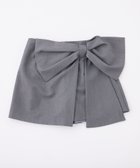 【ナイスクラップ/NICE CLAUP】のビッグリボンミニスカート グレー|ID: prp329100004562974 ipo3291000000032264810