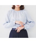 【アンタイトル/UNTITLED】の【通勤】オーバルドットブラウス 人気、トレンドファッション・服の通販 founy(ファニー) ファッション Fashion レディースファッション WOMEN トップス・カットソー Tops/Tshirt シャツ/ブラウス Shirts/Blouses インナー Inner オーバル Oval ギャザー Gather ジャケット Jacket ジョーゼット Georgette スーツ Suit ドット Dot フロント Front プリント Print メタル Metal ビジネス 仕事 通勤 Business thumbnail サックスブルー|ID: prp329100004562981 ipo3291000000032386302
