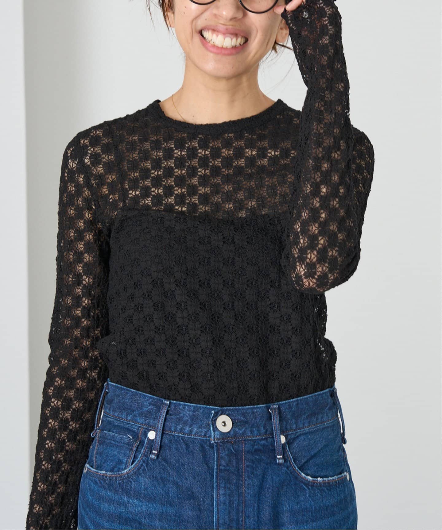 【イエナ/IENA】のPetiteフラワーレースプルオーバー インテリア・キッズ・メンズ・レディースファッション・服の通販 founy(ファニー) 　ファッション　Fashion　レディースファッション　Fashion for Women　トップス・カットソー　Cut & Sew Tops　カジュアルプルオーバー・ニットトップス　Pullovers & Knit Tops / Casual Pullovers　2025年　2025　2025春夏・S/S　Spring/Summer 2025 SS25　インナー　Innerwear　ジャケット　Jacket, Outerwear　ストレッチ　Stretch, Stretchy Fabric　フィット　Fit, Slim Fit　レーシー　Lacy, Lace-Like　レース　Lace, Lace Fabric　エレガント 上品　Elegant　ブラック|ID: prp329100004563002 ipo3291000000033492199