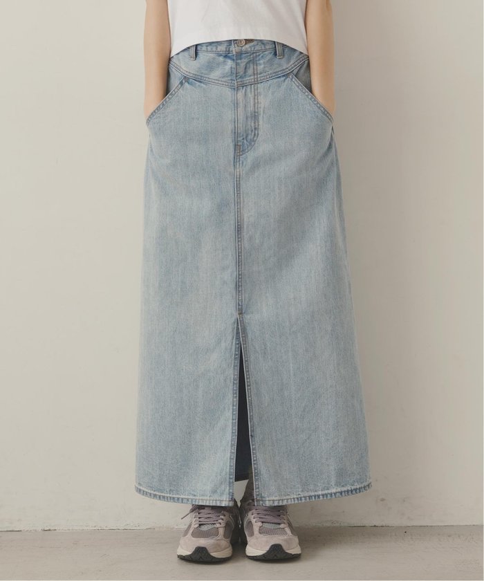 【ミルクフェド/MILKFED.】のDENIM LONG SKIRT MILKFED. インテリア・キッズ・メンズ・レディースファッション・服の通販 founy(ファニー) https://founy.com/ ファッション Fashion レディースファッション WOMEN スカート Skirt ロングスカート Long Skirt ストレート Straight スリット Slit デニム Denim パッチ Patch フロント Front 切替 Switching |ID: prp329100004563060 ipo3291000000032265904
