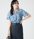 【ニューヨーカー/NEWYORKER】のシャドーフラワー ラウンドタックブラウス 人気、トレンドファッション・服の通販 founy(ファニー) ファッション Fashion レディースファッション WOMEN トップス・カットソー Tops/Tshirt シャツ/ブラウス Shirts/Blouses おすすめ Recommend エレガント 上品 Elegant シャドー Shadow シンプル Simple ジャケット Jacket フラワー Flower フレア Flare 半袖 Short Sleeve 夏 Summer 春 Spring S/S・春夏 Ss・Spring/Summer thumbnail ブルー|ID: prp329100004563061 ipo3291000000032265945