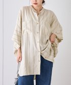 【チャオパニックティピー/CIAOPANIC TYPY】の【二の腕すっきりカバー】リネンレーヨンドルマンシャツ ベージュ|ID: prp329100004563064 ipo3291000000032608136