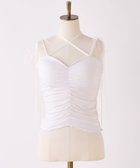 【ナイスクラップ/NICE CLAUP】の肩リボンギャザーキャミ 人気、トレンドファッション・服の通販 founy(ファニー) ファッション Fashion レディースファッション WOMEN トップス・カットソー Tops/Tshirt キャミソール / ノースリーブ No Sleeves キャミソール Camisole フィット Fit フェミニン Feminine thumbnail オフホワイト|ID: prp329100004563107 ipo3291000000032266296